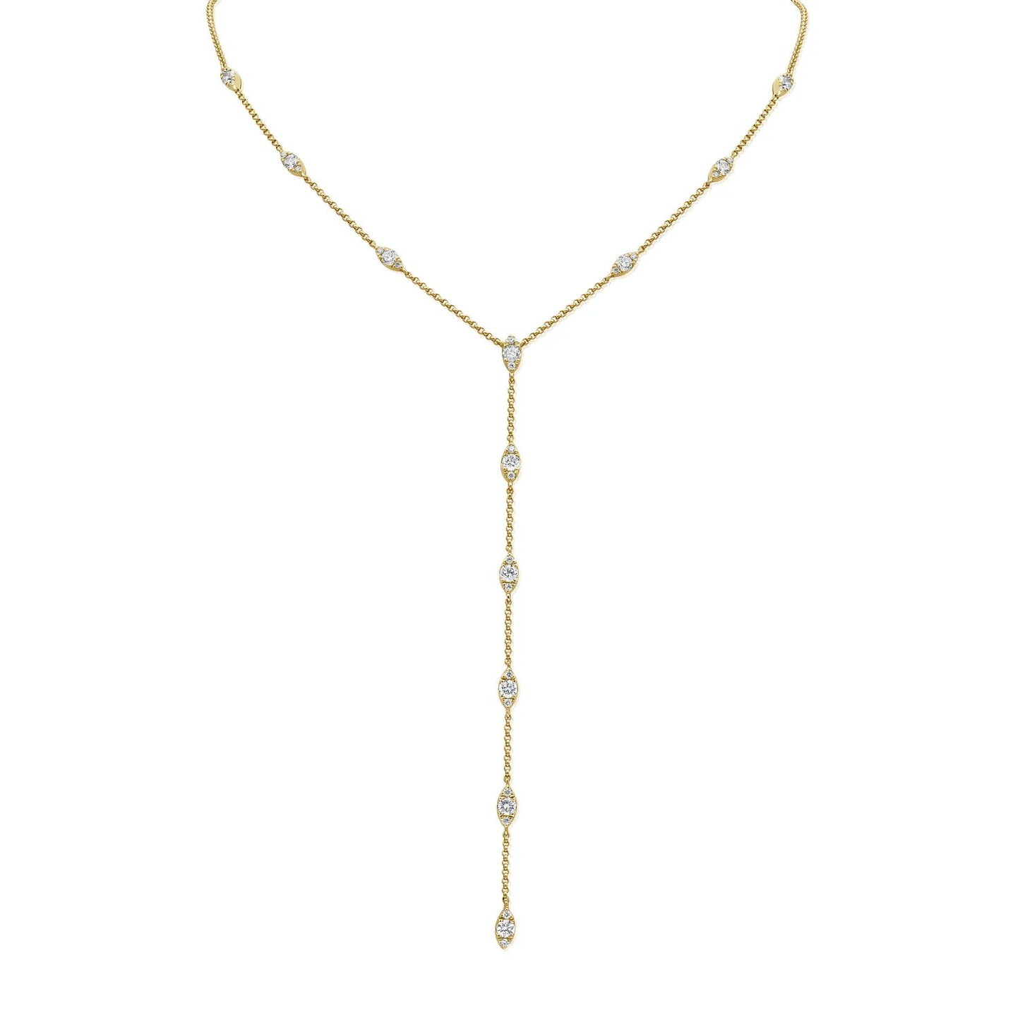 Marquise Dropdown Necklace
