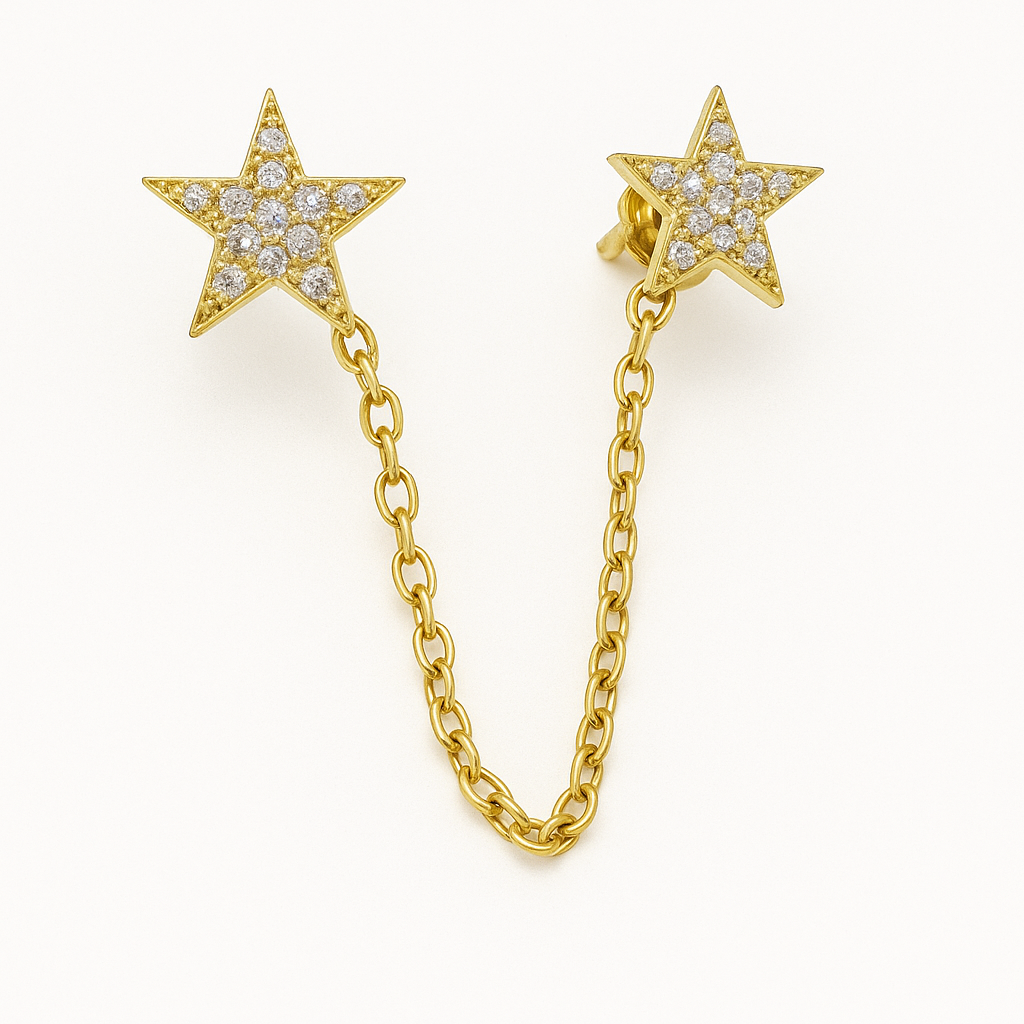 Double Star Earring