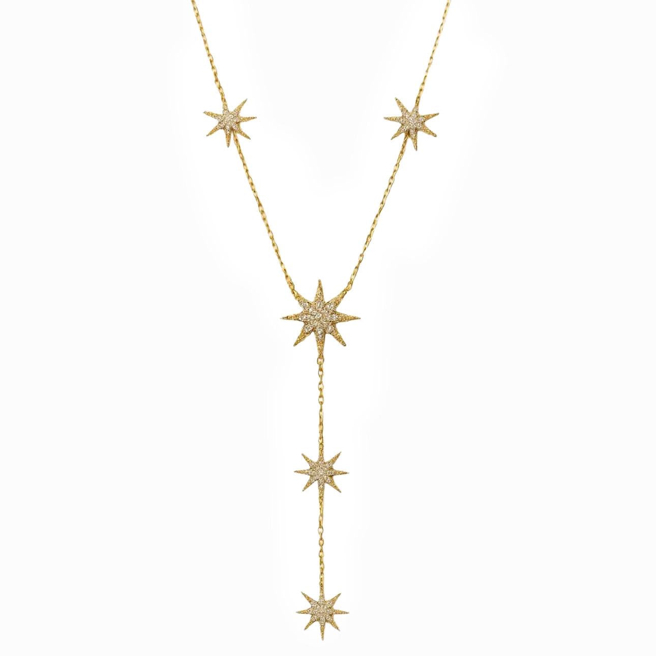 Starburst Dropdown Necklace