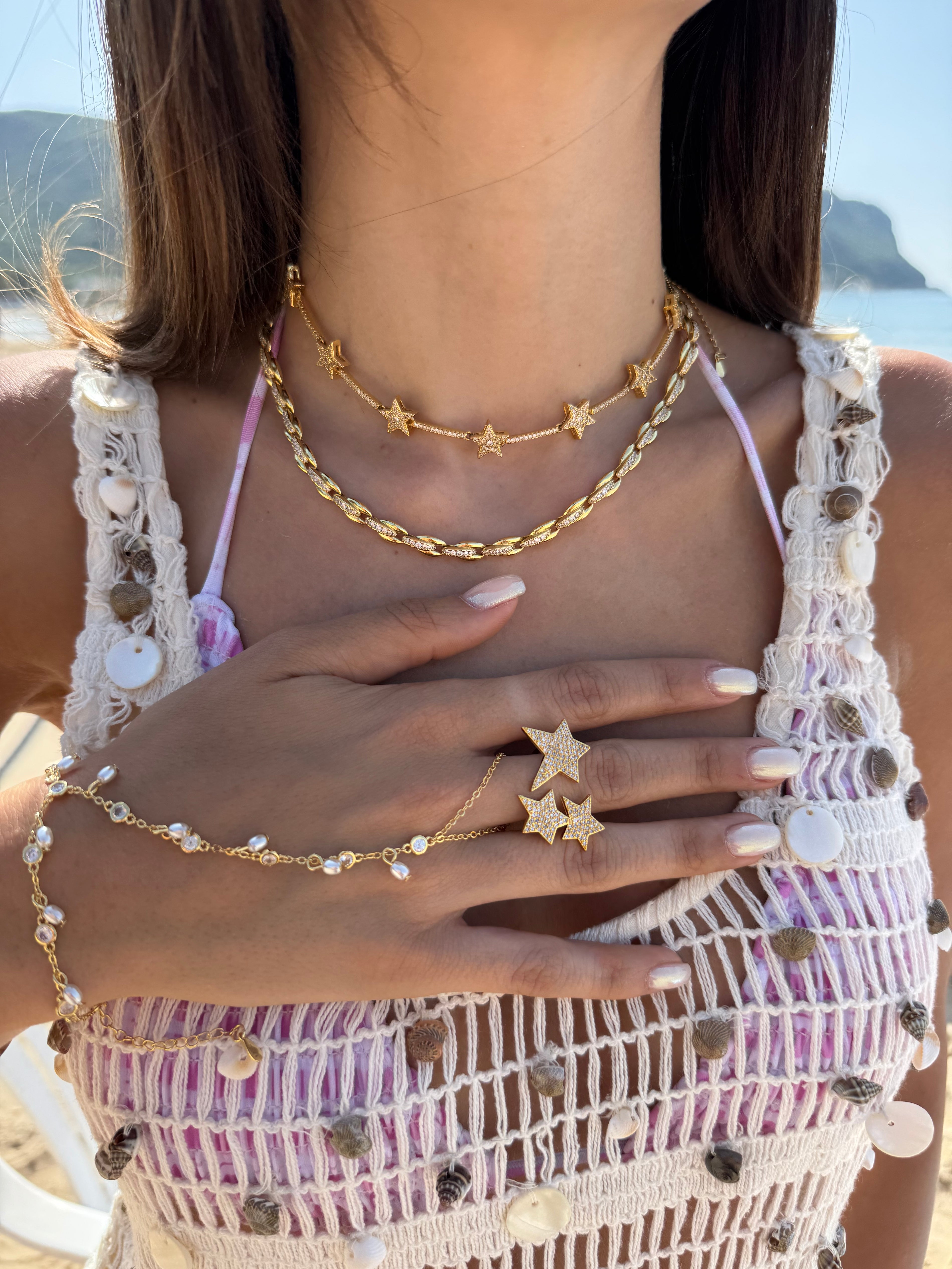 Triple Star Ring