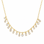 White Charm Necklace