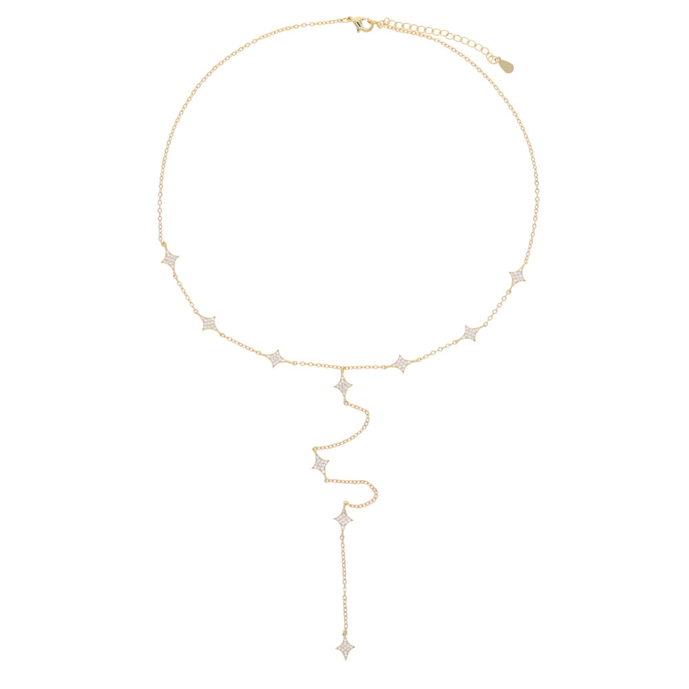 Sparkle Dropdown Necklace