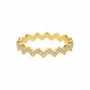 Zigzag Pinky Ring