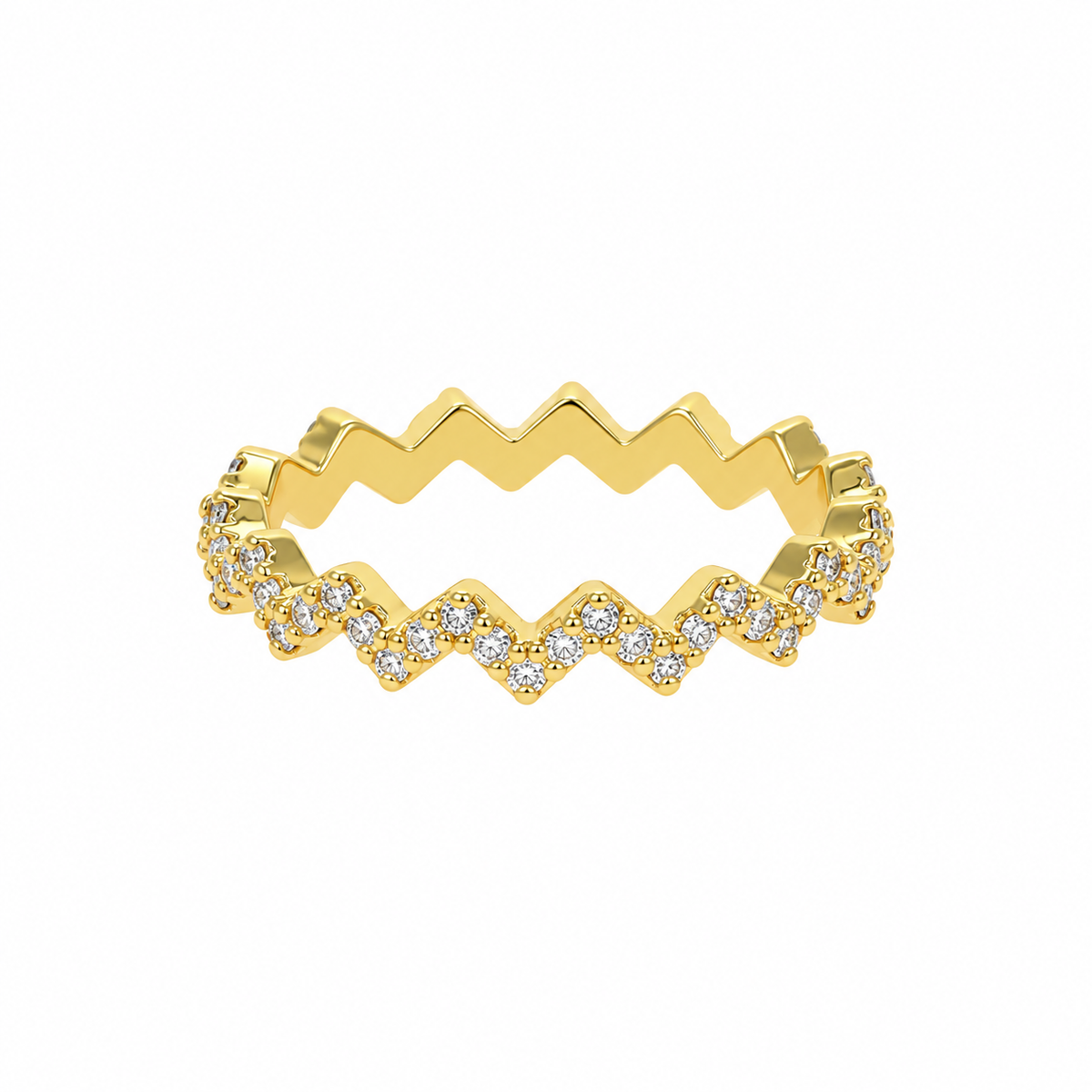 Zigzag Pinky Ring