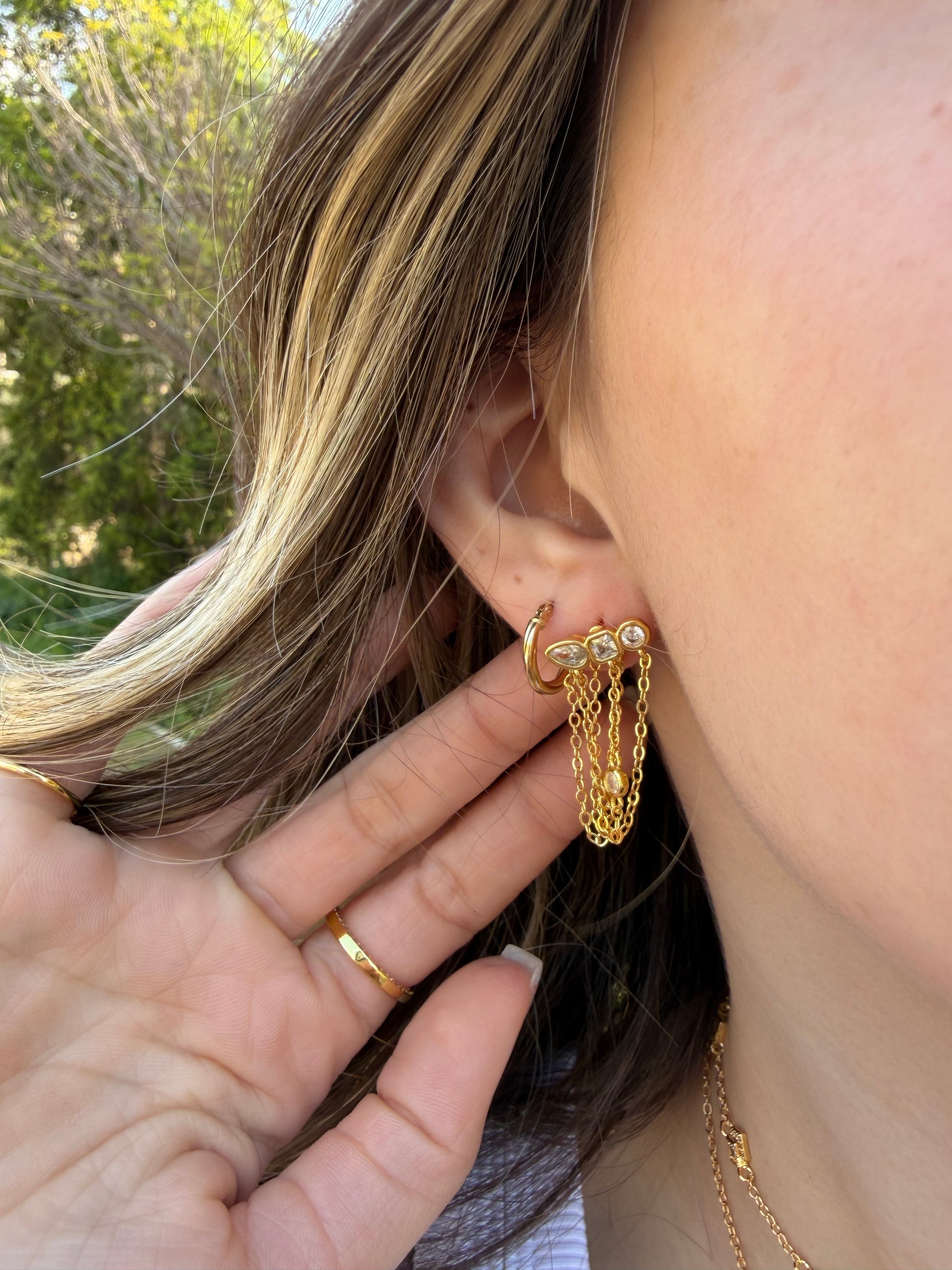 Mixed Shape Earring