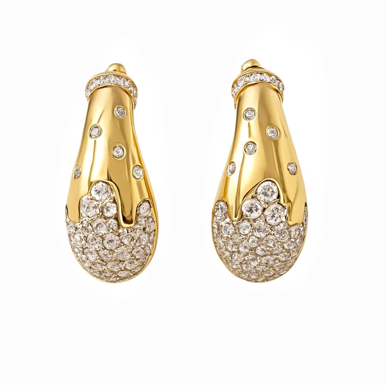 Iced Drop Earring