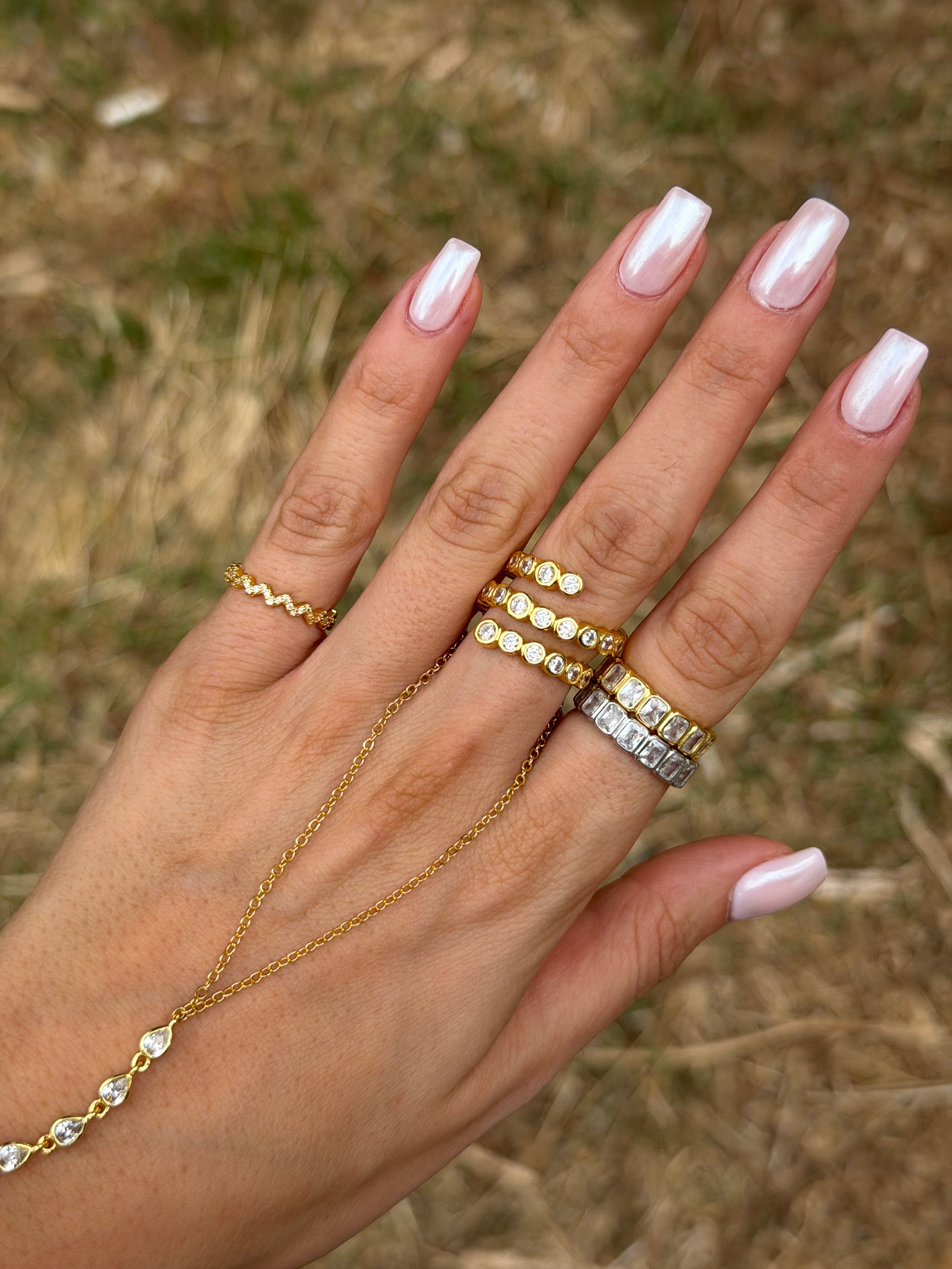 Zigzag Pinky Ring