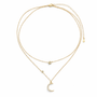 Moon Star Layered Necklace