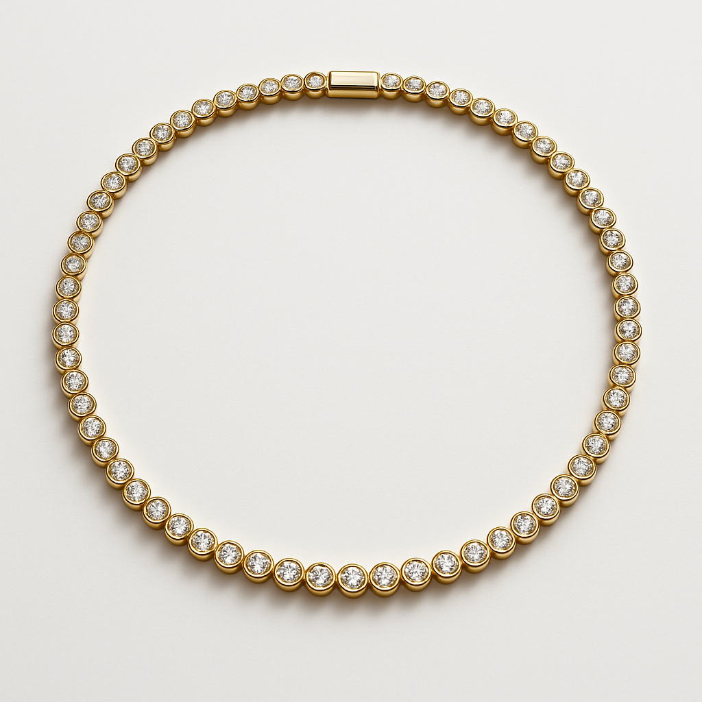 Bubble Tennis Necklace