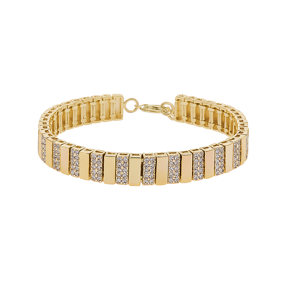 Geometric Link Bracelet