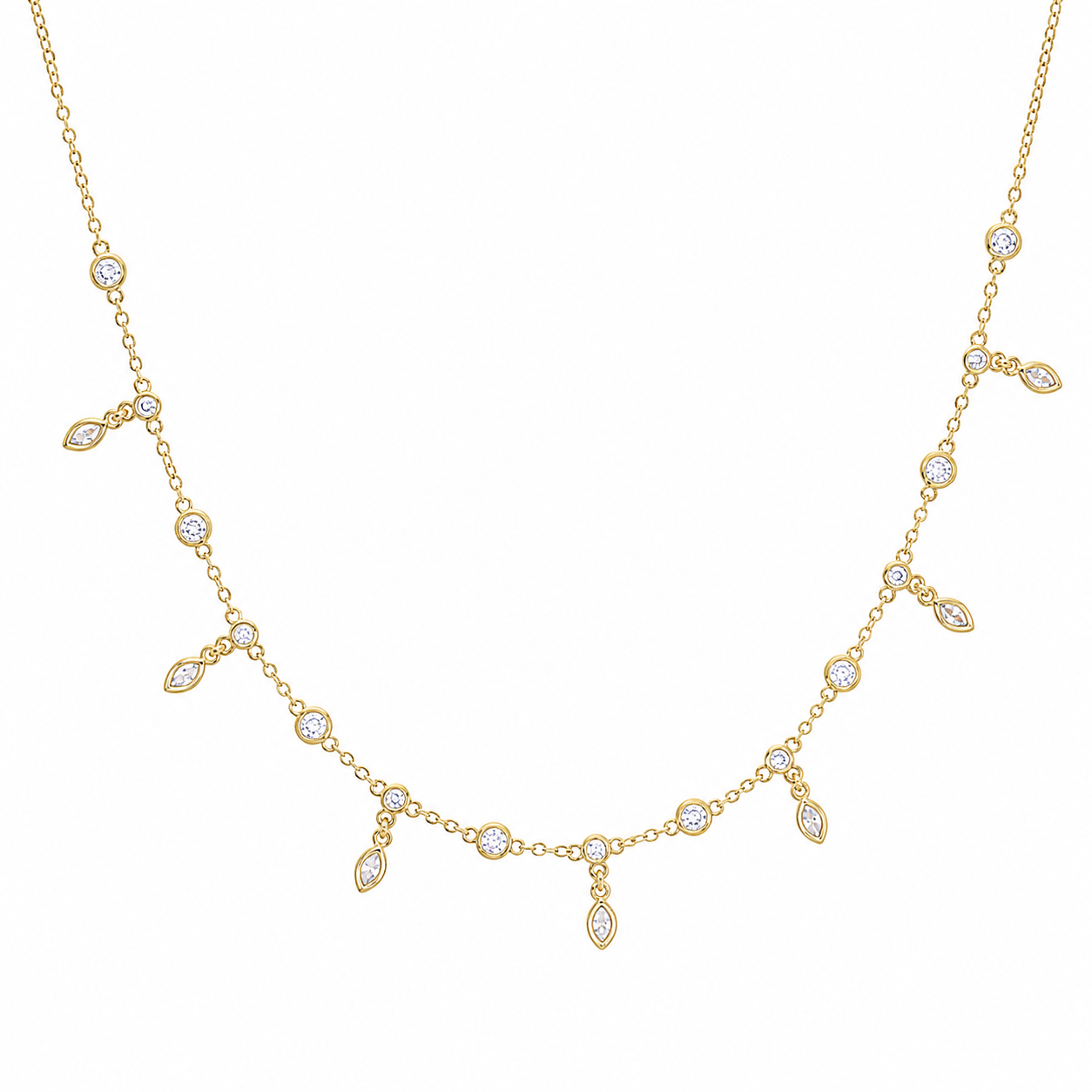 Bubble Marquise Necklace