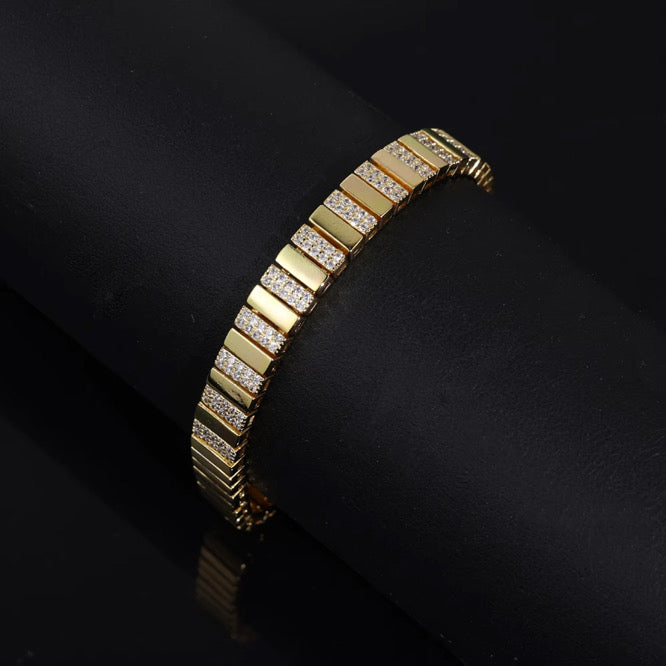 Geometric Link Bracelet