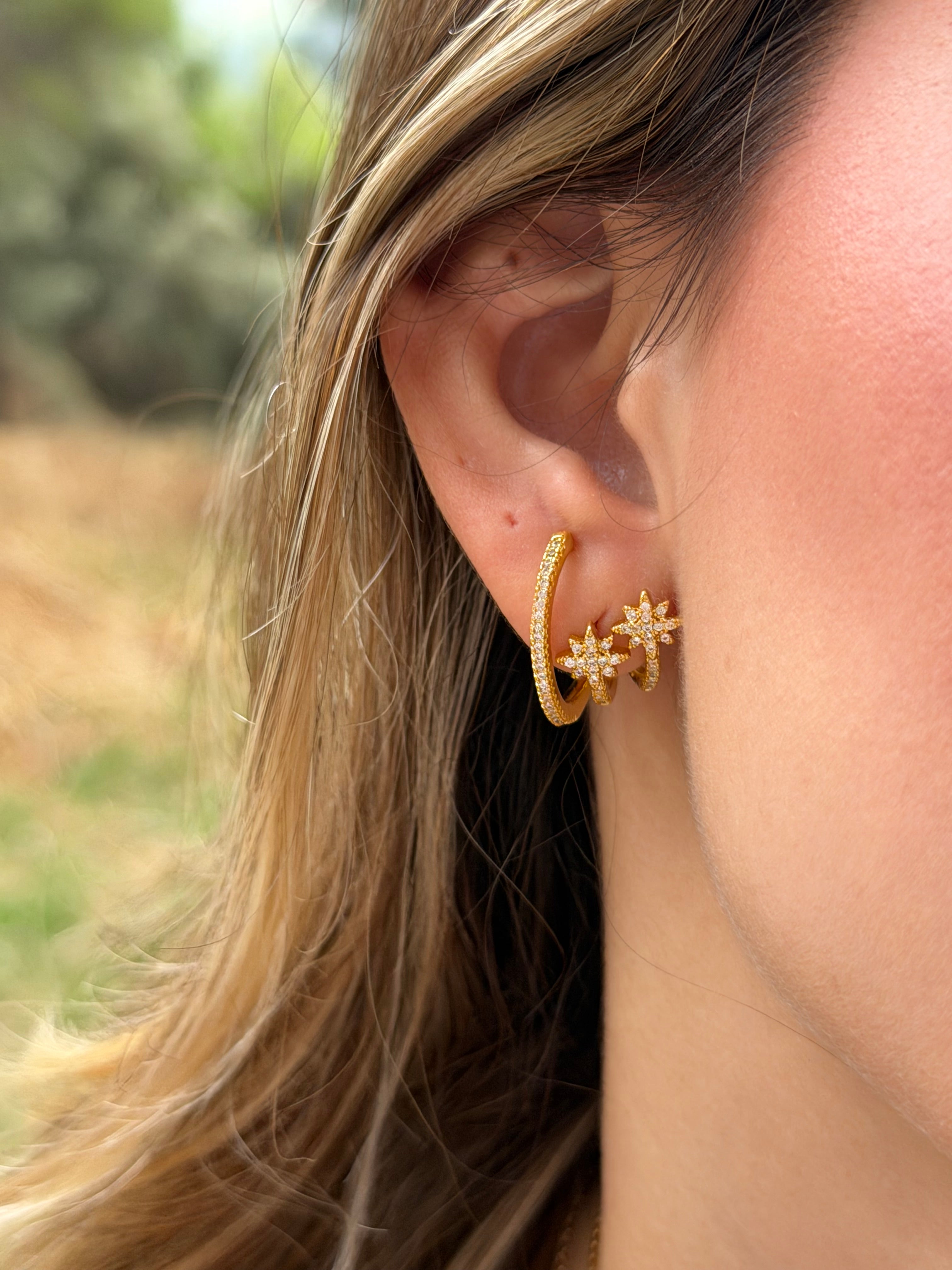 Starburst Twirl Earrings