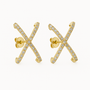 Crossed Earrings