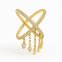 Cross Drop Ring