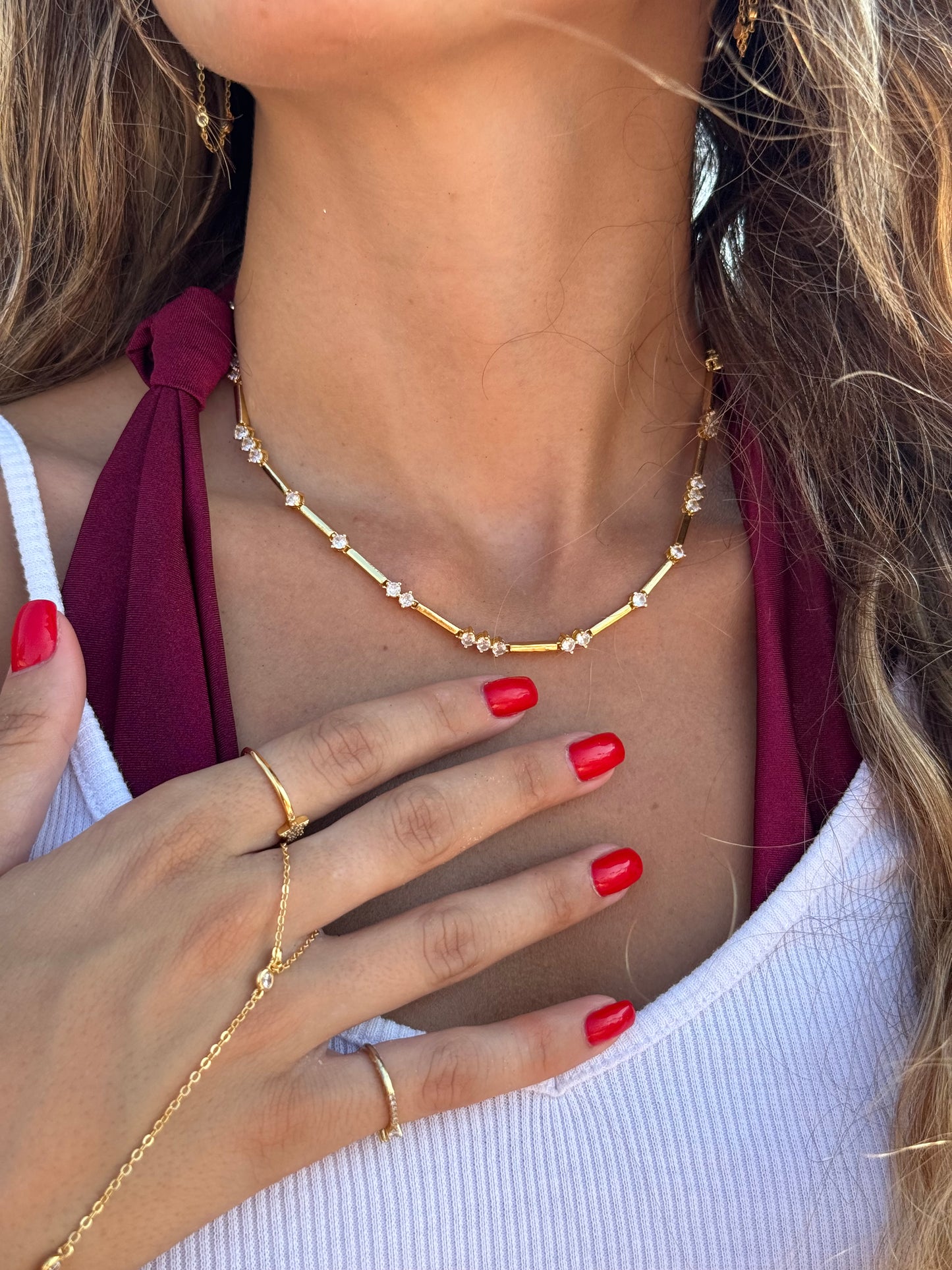 Twinkle Bar Necklace