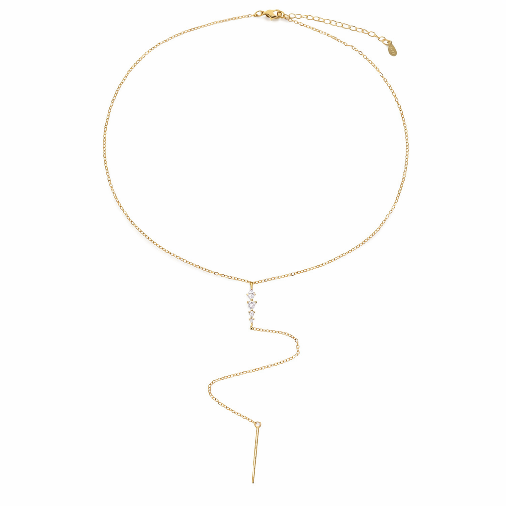 Crystal Dropdown Necklace
