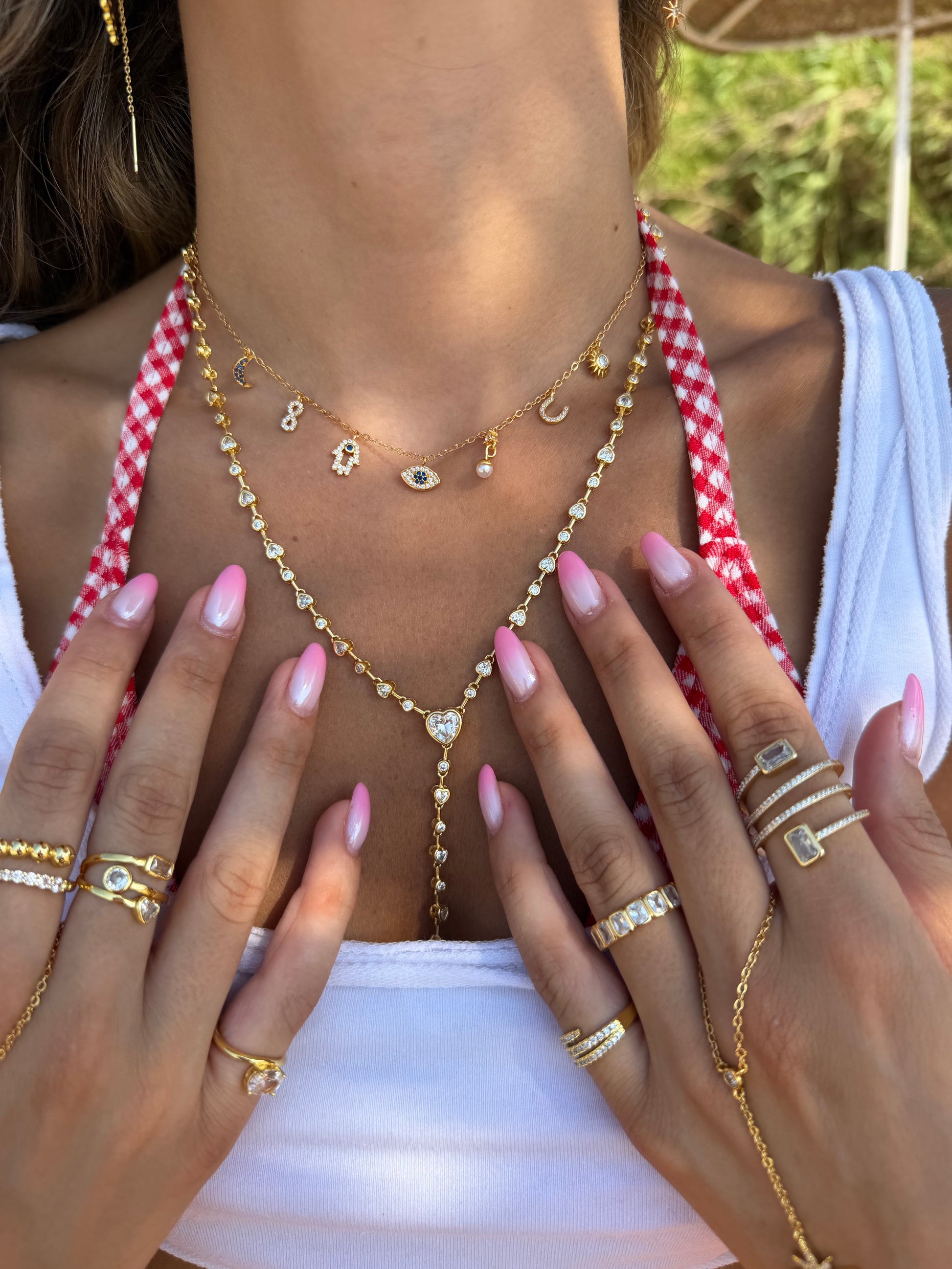 Charm Drop Necklace