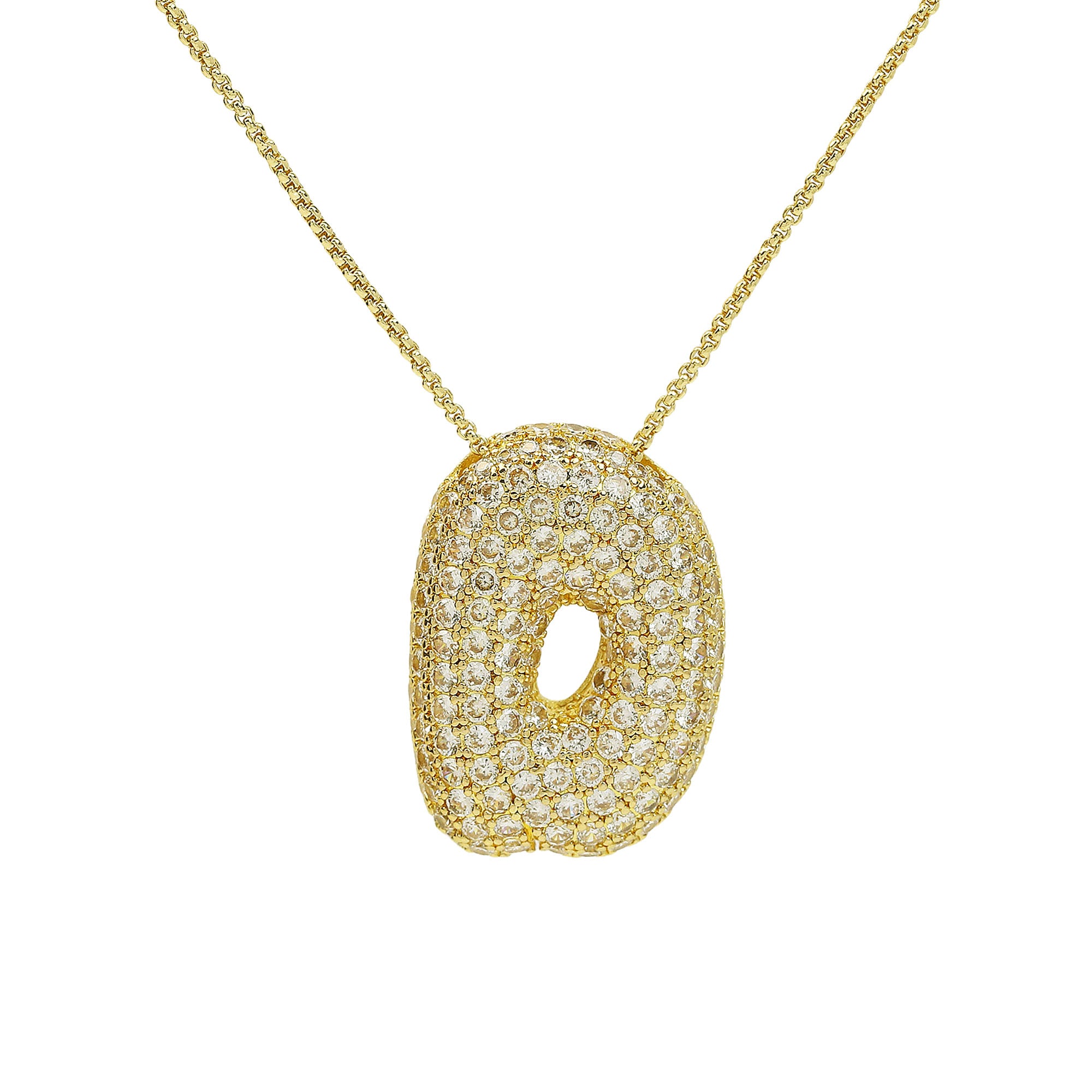 Iced Jumbo Letter Necklace