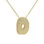 Iced Jumbo Letter Necklace