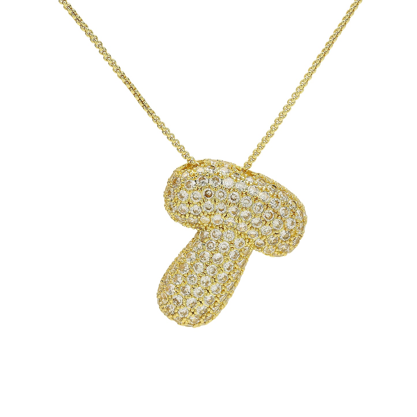 Iced Jumbo Letter Necklace