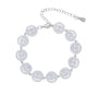 Silver Smiley Bracelet