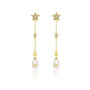 Pearl Star Earrings