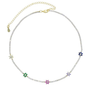 Colored Flower Necklace