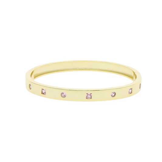 Pink Stone Bangle