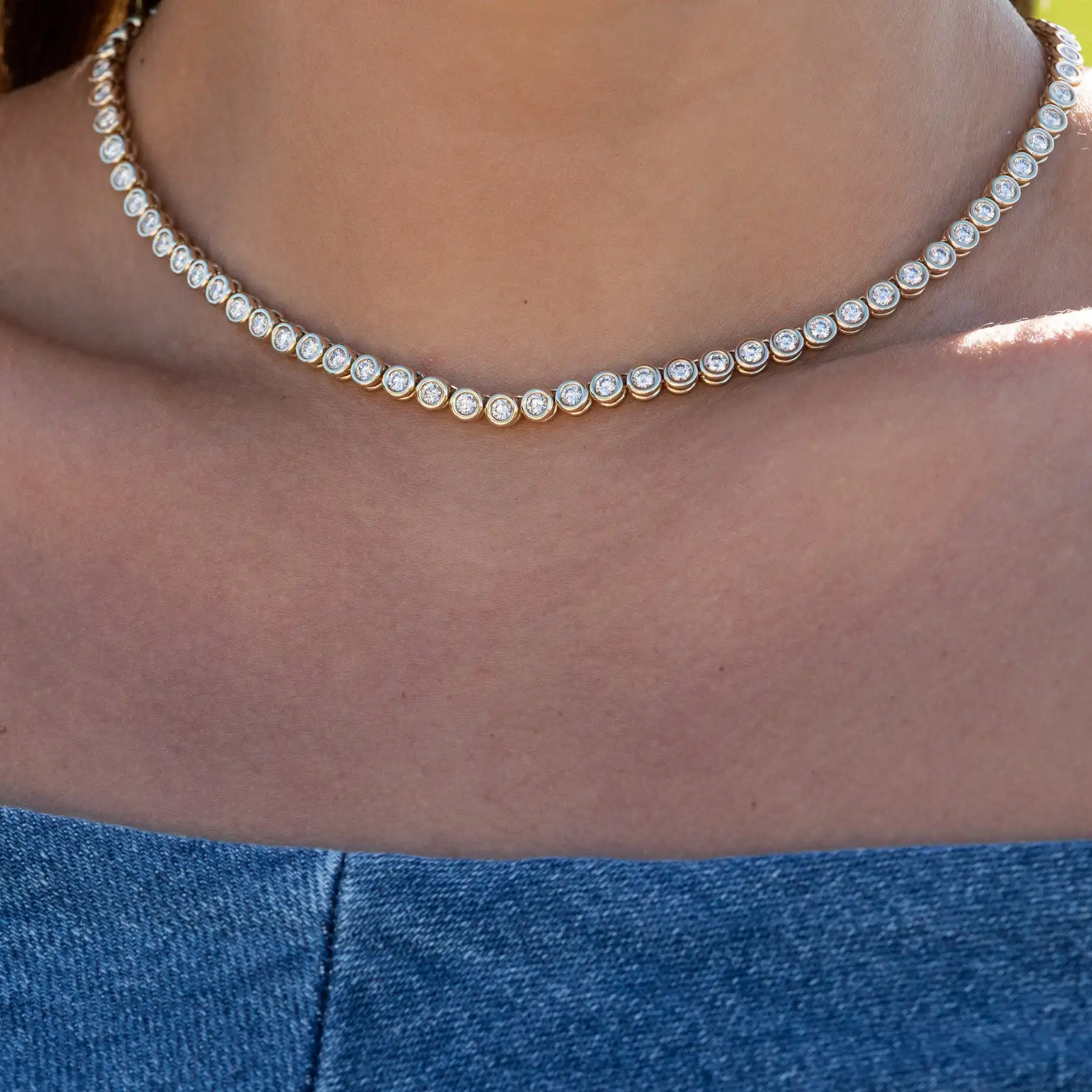 Bubble Tennis Necklace
