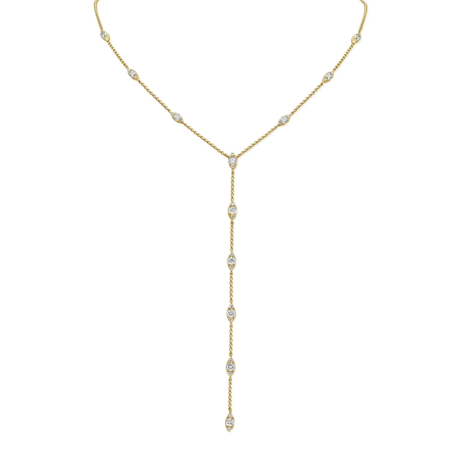 Marquise Dropdown Necklace