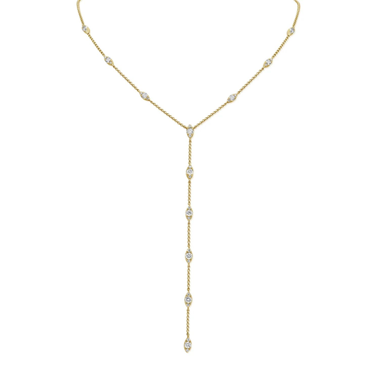Marquise Dropdown Necklace