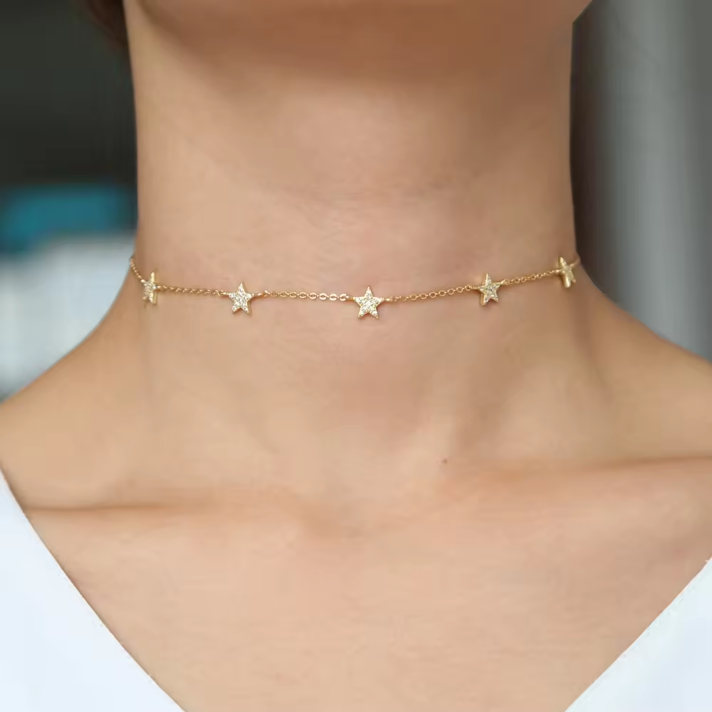 Golden Star Necklace