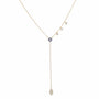 Eye Hamsa Dropdown Necklace