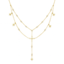 Layered Starburst Dropdown Necklace