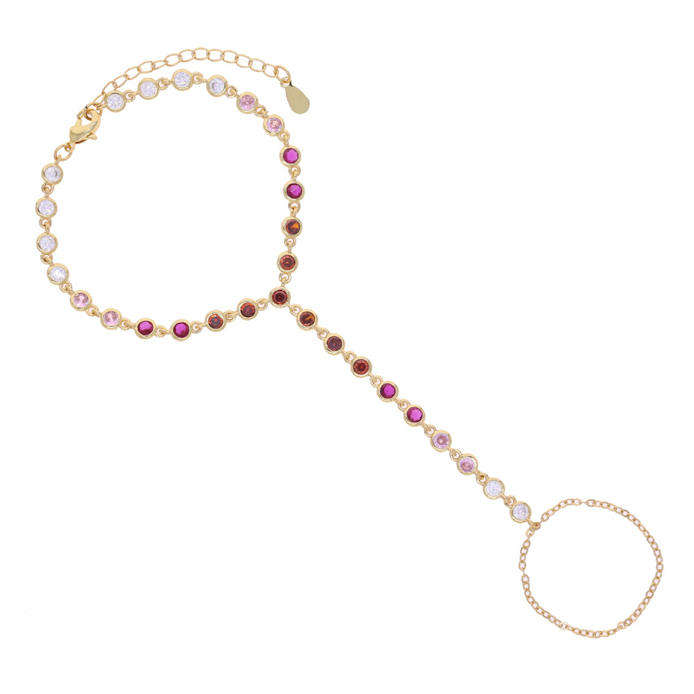 Ombré Hand Chain