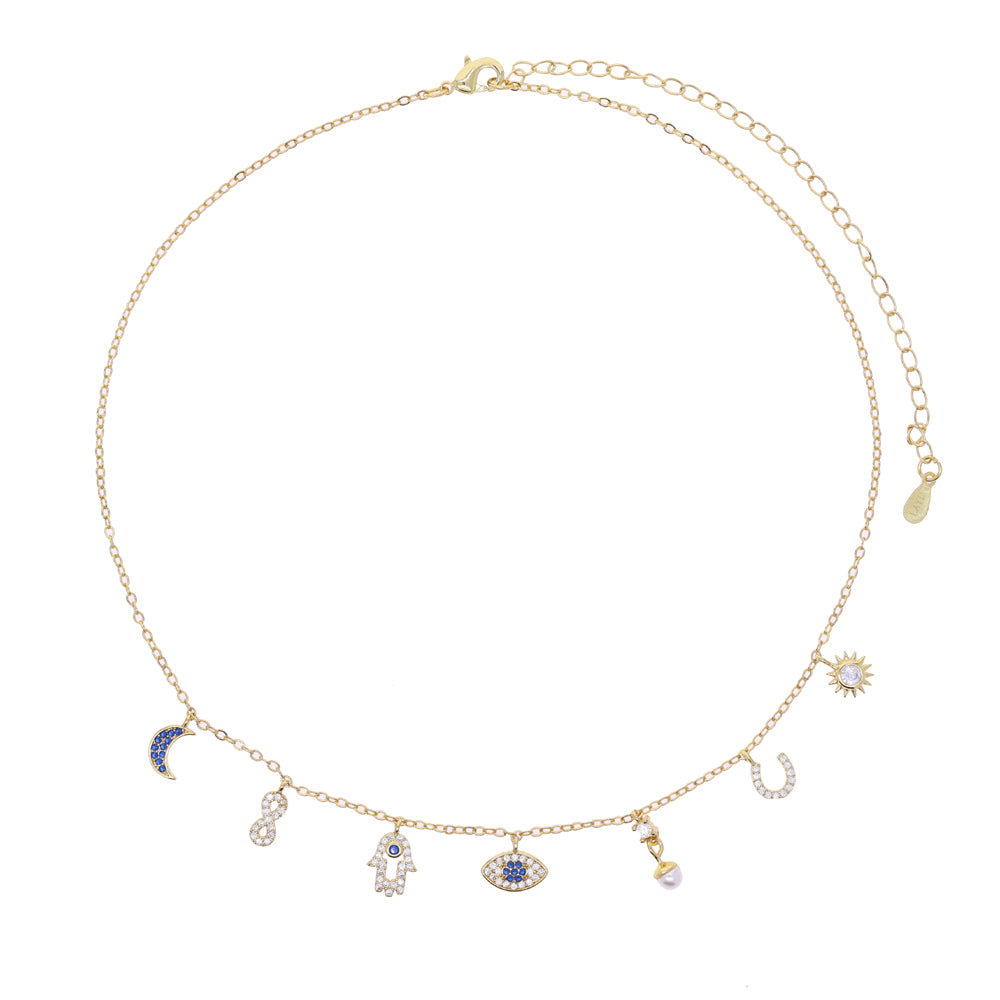 Charm Drop Necklace