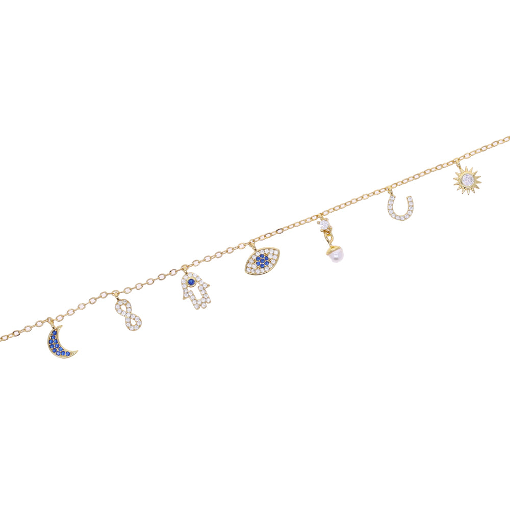 Charm Drop Necklace