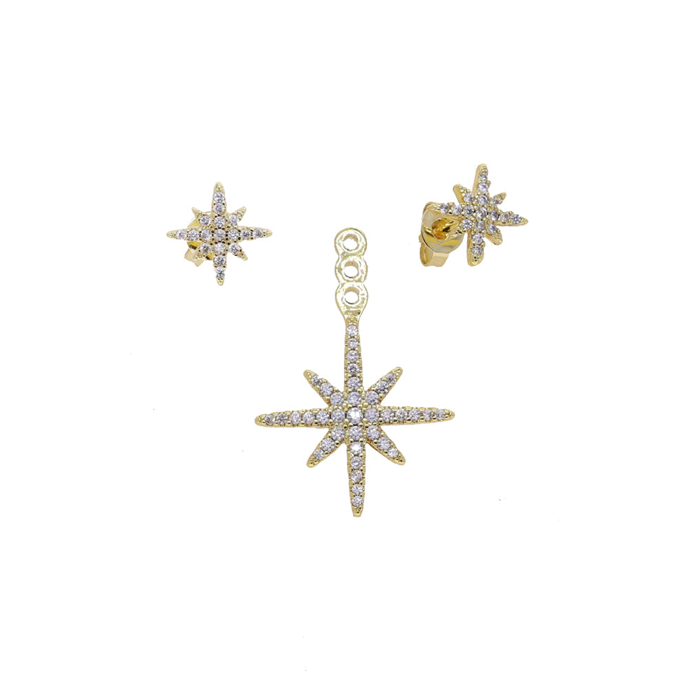 Starburst Ear Jacket & Stud