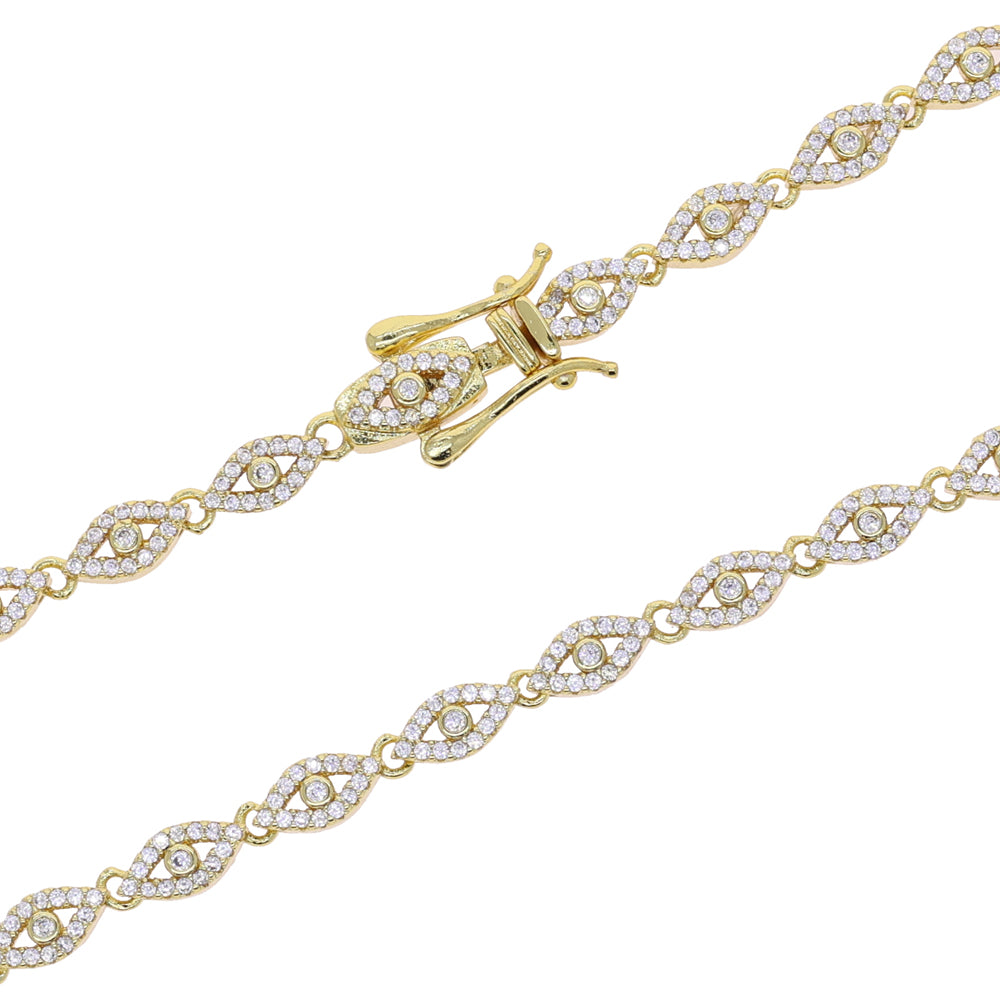 Eye Tennis Necklace