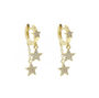 Stars Hoop Earrings